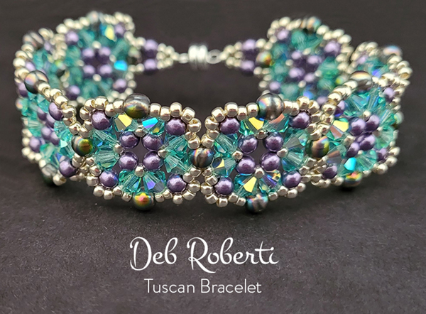 Tuscan Bracelet, design by Deb Roberti